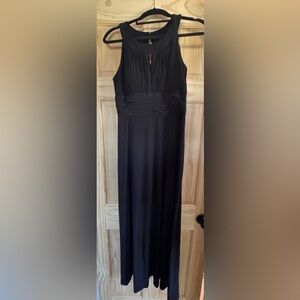 SLNY Classic Black high neck Dress